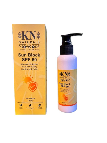 KN naturals sun block SPF 60